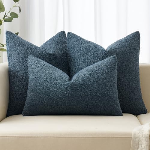 MIULEE Textured Boucle Lumbar Pillow Cover - Image 3