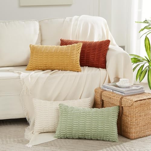 Fancy Homi 4 Packs Decorative Throw Pillow Covers - Image 7