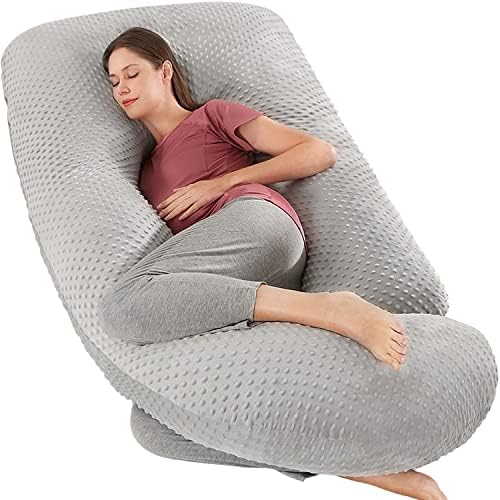 Elover U Shaped Pregnancy Pillow, Full Body Maternity Support by Elover