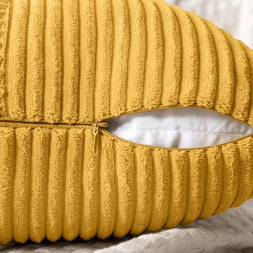MIULEE Mustard Yellow Decorative Throw Pillow Covers - Image 6