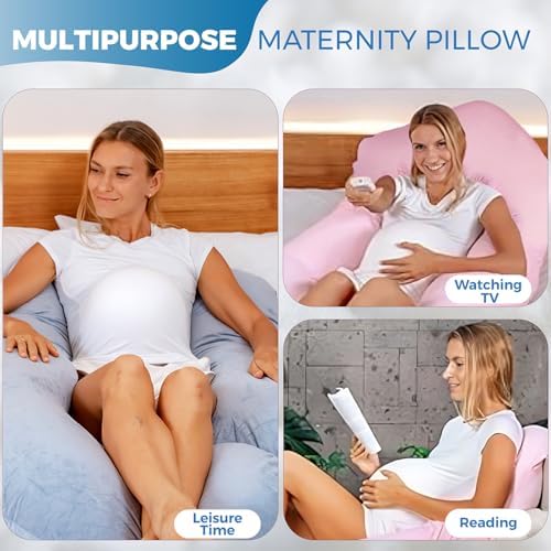 Pregnancy Pillows for Sleeping – 57-Inch Maternity Pillow for Pregnant Women - Image 6