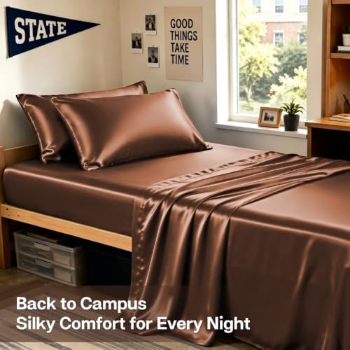 MR&HM Satin Pillowcase 2 Pack, King Size 20"x40" - Image 5