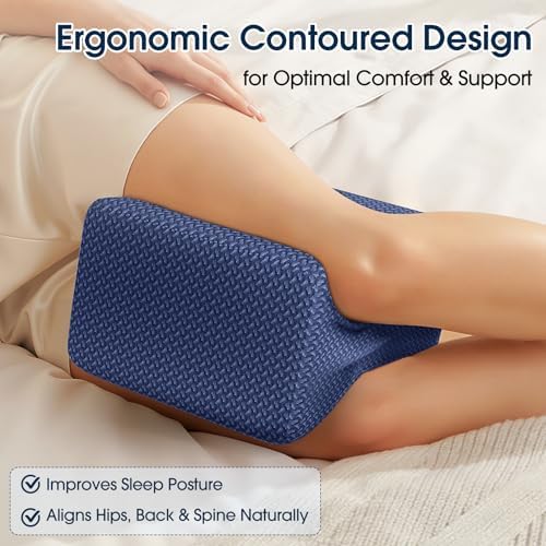 BlissTrends Memory Foam Knee & Leg Pillow - Image 3
