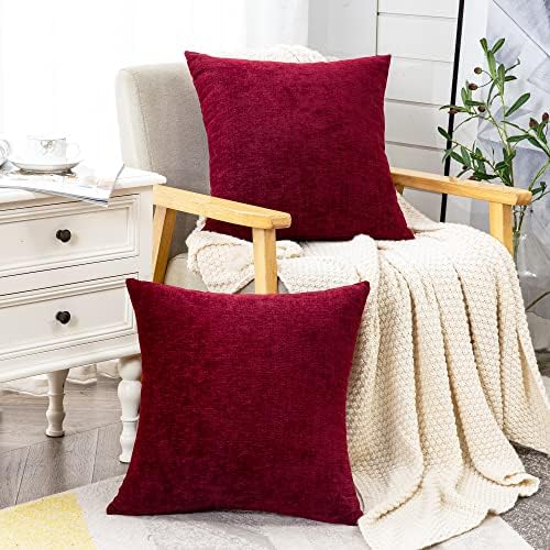 GAWAMAY Decorative Square Throw Pillow Covers 18"x18" Inch Set of 2, Super Soft - Image 3