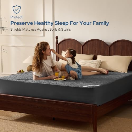 BEDLORE Waterproof Mattress Protector, Full Size Mattress Pad - Image 2