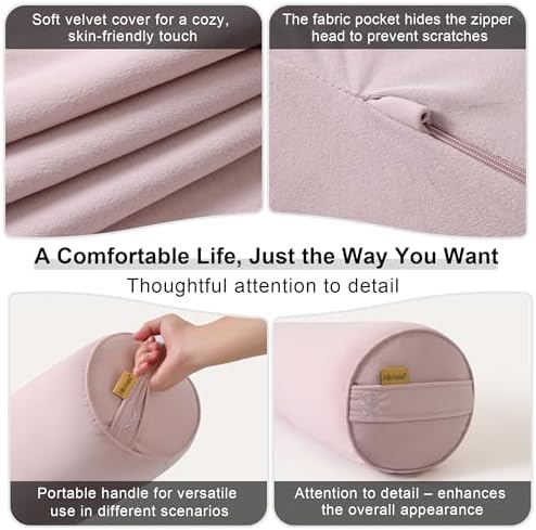 Body Pillow for Adults, Long Round Pillow, Big Cylindrical Pillow, Large Full - Image 5