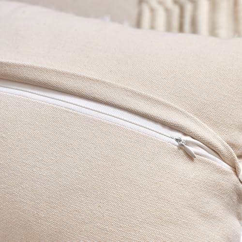 Aeckself Boho Chenille Tufted Pillow Cover 18 x 18 Inch, Decorative Square - Image 3