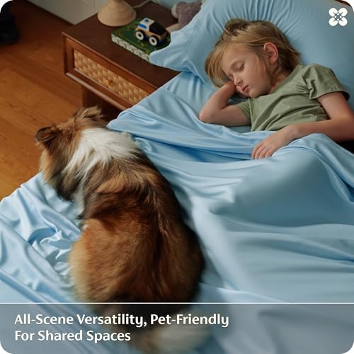 Bedsure PureWoven 100% Rayon Derived from Bamboo, King Size Sheets Set - Image 6