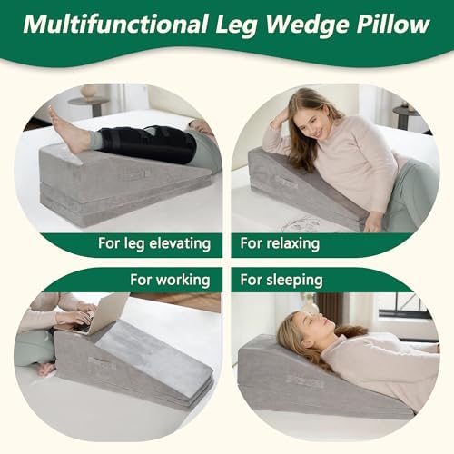 3 Heights Leg Elevation Pillow Blood Circulation, L 29" - Image 6