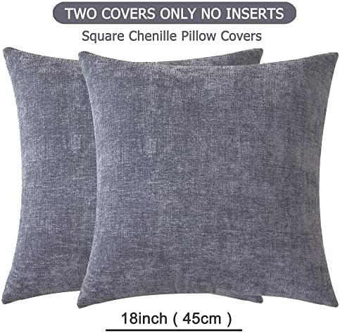 GAWAMAY Decorative Square Throw Pillow Covers 18"x18" Inch Set of 2, Super Soft - Image 6