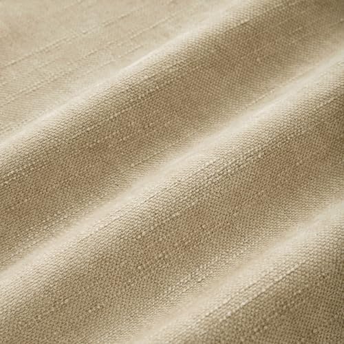Allorry Throw Pillow Covers 12x20 Oatmeal Chenille Solid Home DecorSY014D12 - Image 3