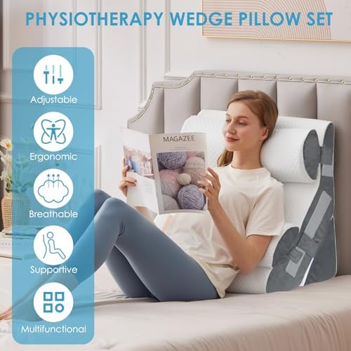MEGCXIT Wedge Pillow Set for After Surgery, Bed Wedge - Image 6