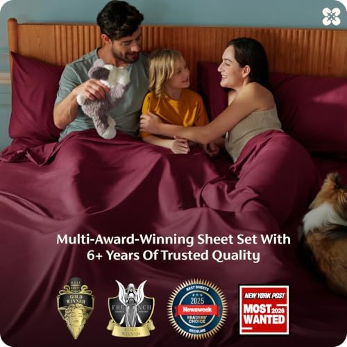 Bedsure PureWoven 100% Rayon Derived from Bamboo, Twin Bed Sheets, 3 Pieces - Image 5