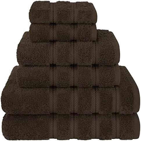 American Soft Linen 100% Cotton Luxury Turkish Towels, 6 Piece Towel Set by AmericanSoftLinen