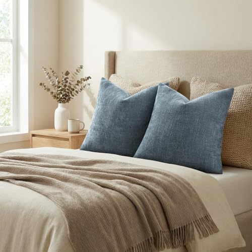 decorUhome Chenille Throw Pillow Covers 12x20 Set of 2 - Image 6