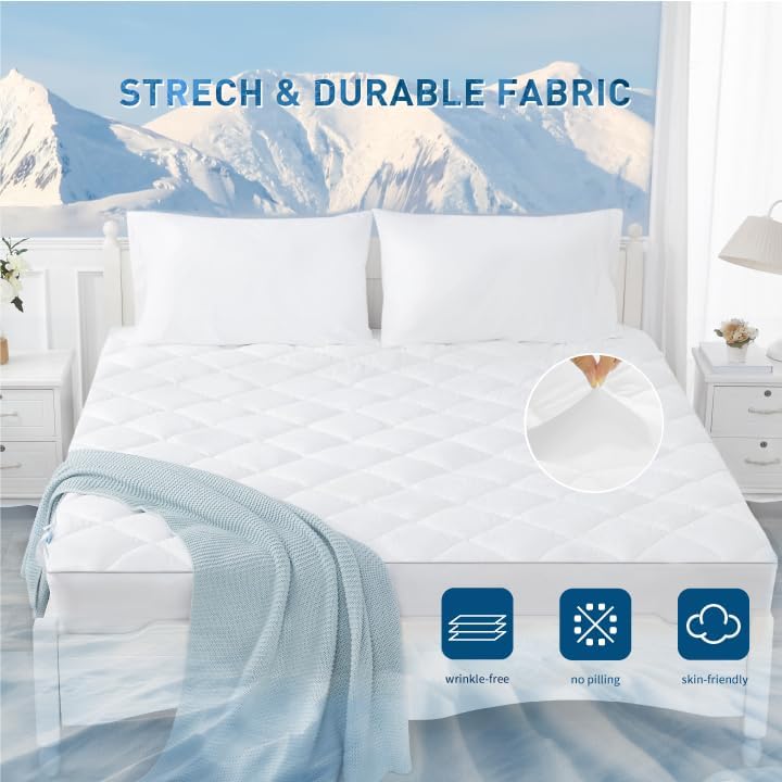 Sunflower Cooling Queen Mattress Pad - Image 4