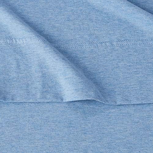 Amazon Basics 4 Piece Bed Sheets Set, 100% Cotton Jersey, Includes Super Soft - Image 5