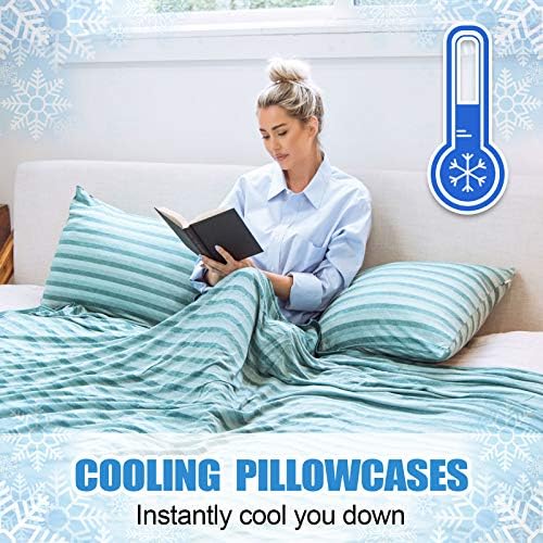 Cooling Pillow Cases Only, Queen Size Set of 2 - Image 4