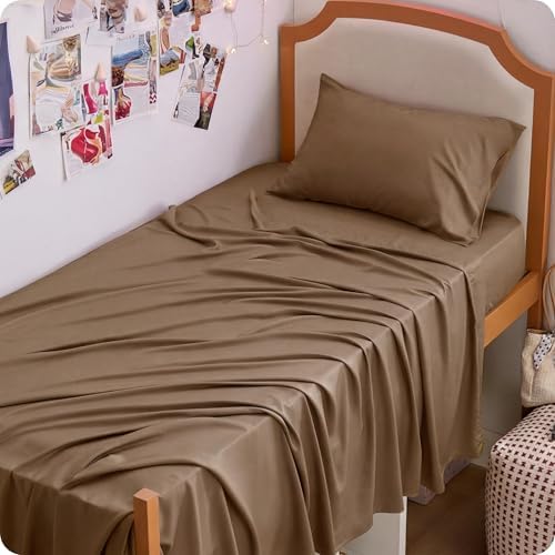 Bedsure PureWoven 100% Rayon Derived from Bamboo, Twin XL Sheets, 3 Pieces - Image 6