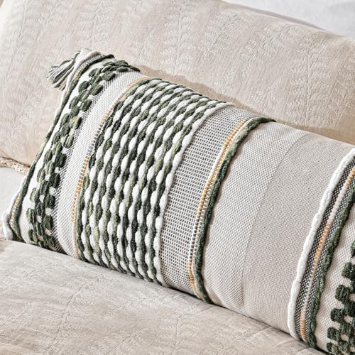 AmHoo Chenille Striped Textured Boho Throw Pillow Covers Aesthetic - Image 4