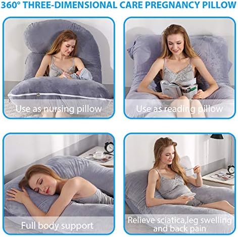 Victostar Pregnancy Pillow, 57 inches U Shaped Maternity Pillow - Image 5