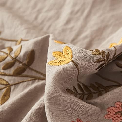 Taupe Body Pillow Cover Flower Pillow Covers 20x54 Body Pillow Cover Soft - Image 3