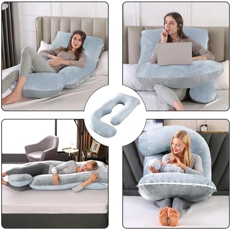 Pregnant Pillows for Sleeping, 70 Inch u Shaped Pillow Maternity Pillow - Image 6