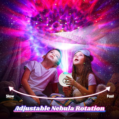 Galaxy Projector for Bedroom Night Light for Kids with Timer and Remote - Image 6