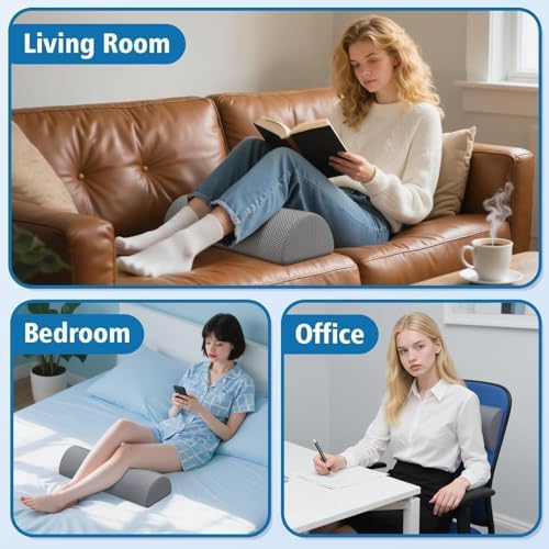 Knee Pillow for Side Sleepers, Leg Pillow for Back & Sciatica Pain - Image 4