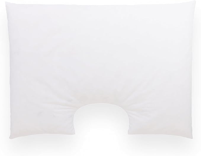 Wife Pillow - Topper, Down Alternative Premium Siliconized Fiberfill - Machine Wash & Dry. Adjustable for Side Sleepers by Zipper Access, Add or Remove Filling for Best Sleeping: Medium Support