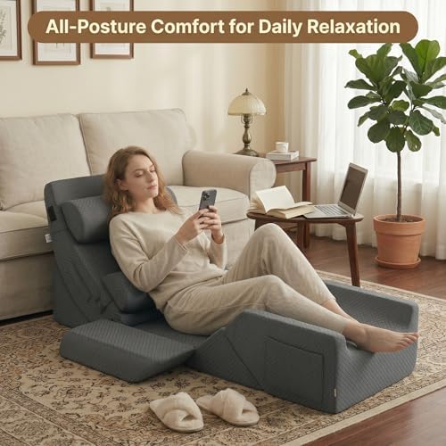 Axelrod 9PCS Orthopedic Bed Wedge Pillow Set, Post Surgery Foam - Image 6