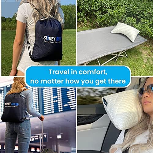 Sidney Sleep Mini Travel Size Neck Pillow - Image 4