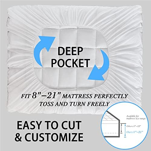CYMULA Mattress Topper Short Queen Size - Image 7