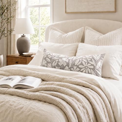 BlissBlush Long Lumbar Pillow Cover 14x36 - Image 3