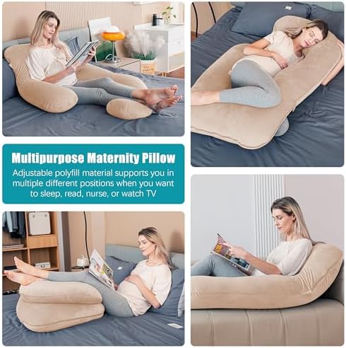 Cute Castle Pregnancy Pillows, Soft U-Shape Maternity Pillow - Image 7