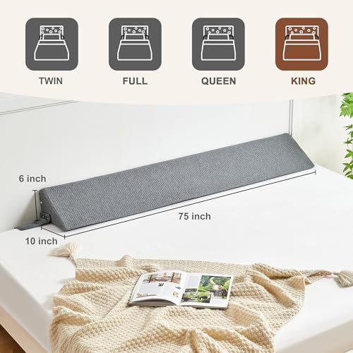 IFNOW King Size Bed Wedge Pillow - Image 6
