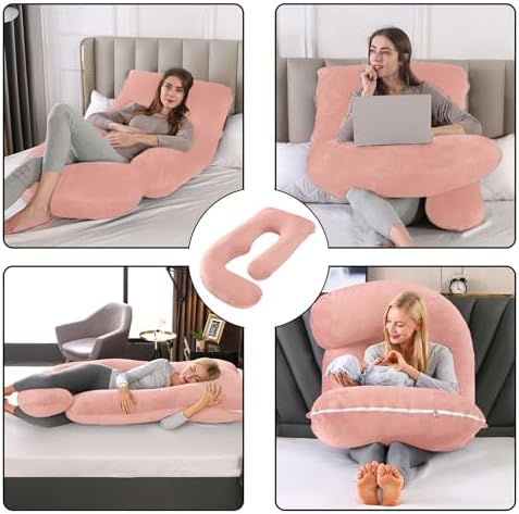 Pregnant Pillows for Sleeping, 70 Inch u Shaped Pillow Maternity Pillow - Image 6