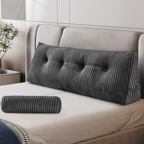 Z-hom Headboard Pillow, Wedge Backrest Cushion, Full Size, ONE Roll Pillow by Z-HOM