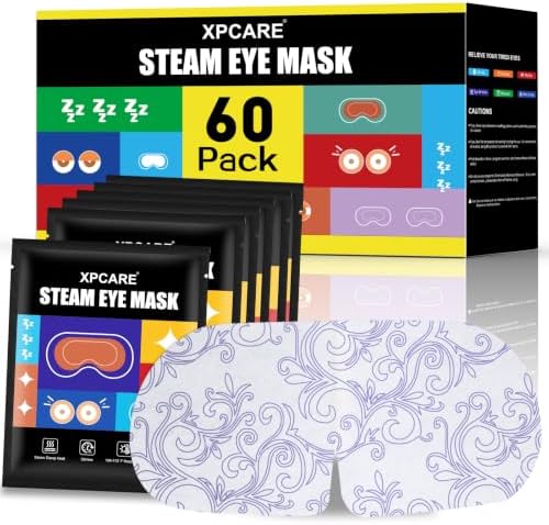 XPCARE 60 Pack Steam Eye Mask Disposable by XPCARE