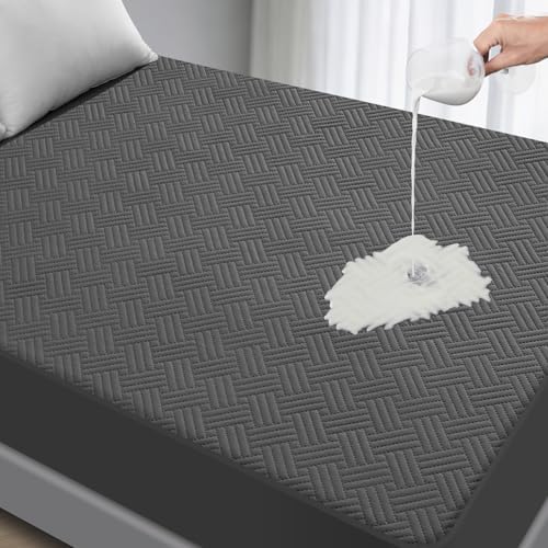 Waterproof Queen Size Mattress Protector by GOPOONY