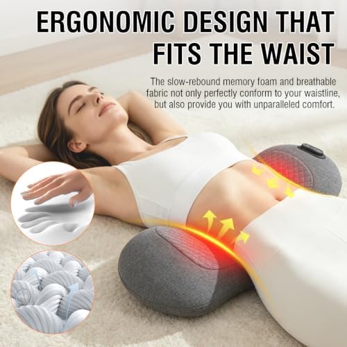 USUIE Cordless Lumbar Support Pillow, Lower Back Massager - Image 6