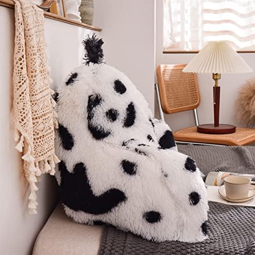 A Nice Night Faux Fur Reading Pillow Bed Wedge Large Adult Children Backrest - Image 4