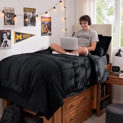 JOLLYVOGUE Twin XL Comforter Set, Ultra-Soft Bed in a Bag Twin XL Size 5 Pieces - Image 5