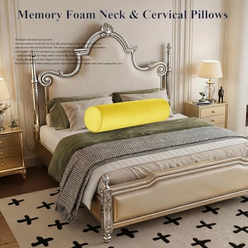 Tinbolunce Memory Foam Roll Pillow - Image 3
