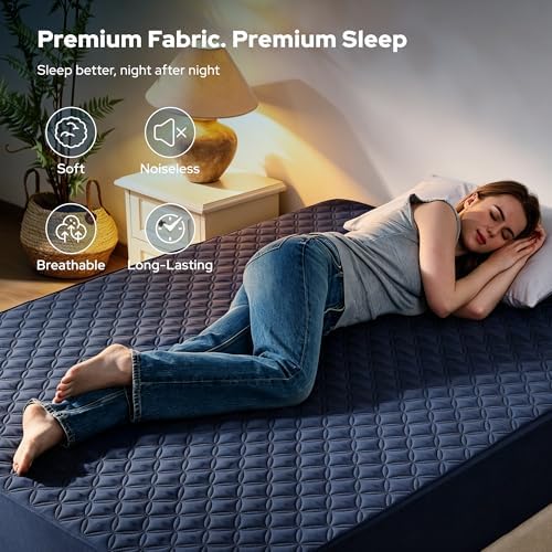 BEDLORE 2 Pack Waterproof Mattress Protector, Twin Size Mattress Pad - Image 5