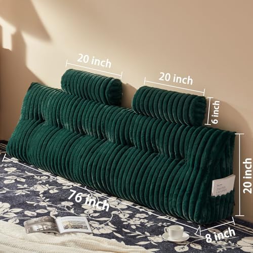 Rycwola Faux Fur Headboard Pillow - Image 2
