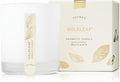 Thymes Aromatic Jar Candle - Goldleaf Scented Candle for a Floral Home Fragrance - Matte White Candles (7.5 oz)