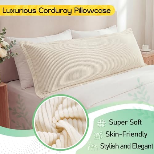1 MIDDLE ONE Body Pillow, Memory Foam Body Pillows - Image 3