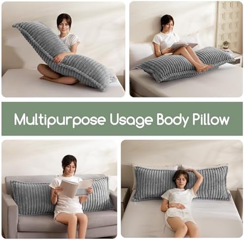 HIGOGOGO Memory Foam Body Pillow, Thickened Large Long Bed Pillow - Image 4