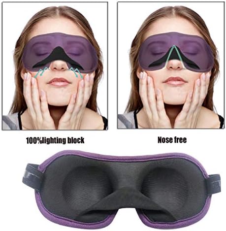 3D Eye mask for Sleeping, Machine Washable, Sleep Mask for Women, Blinder - Image 2